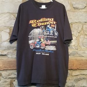 Rolling Thunder VIII Biker Tshirt 1995